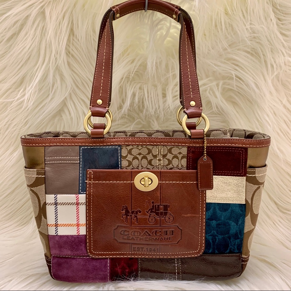 Coach 11358 Stagecoach Patchwork Tote